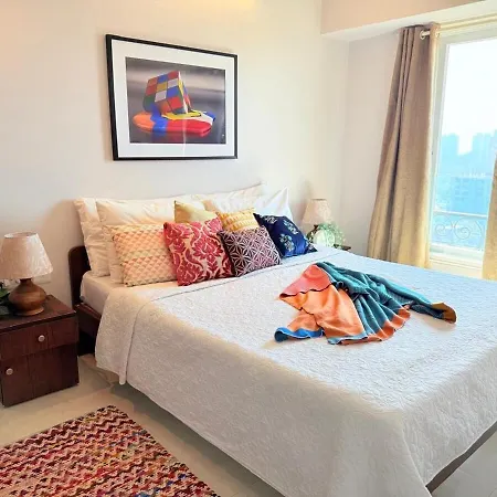 Connekthomes - 5 Star 3Bed3Bath Luxury Pool, Gym Near Airport Bkc Apartment Mumbai