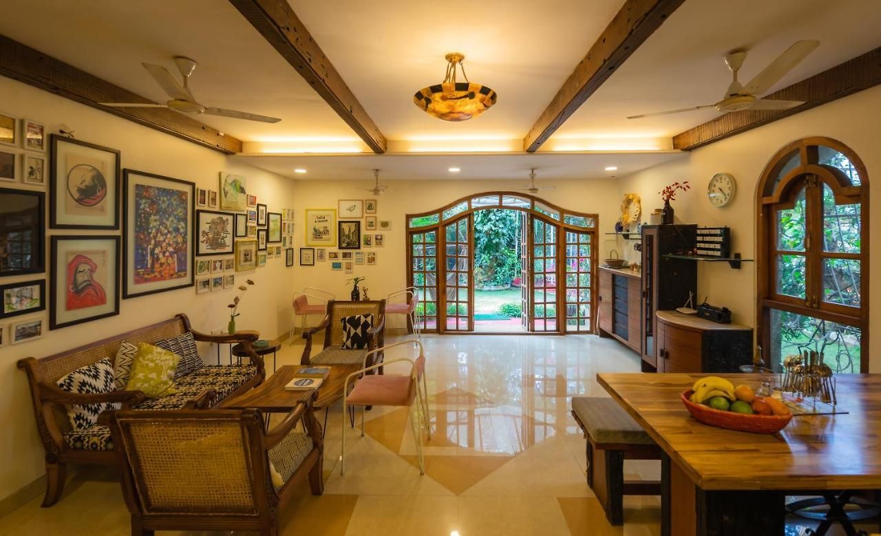 Villa Saffronstays Birdsong - 3br Pet-friendly With Lawns, Treetop Terraces, Gazebo Dining & Tennis Court Mumbai