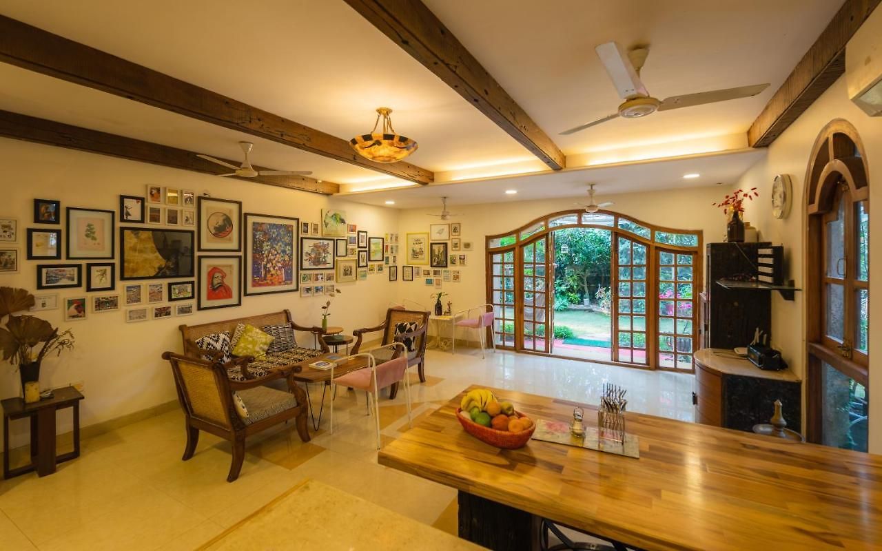 Villa Saffronstays Birdsong - 3br Pet-friendly With Lawns, Treetop Terraces, Gazebo Dining & Tennis Court *