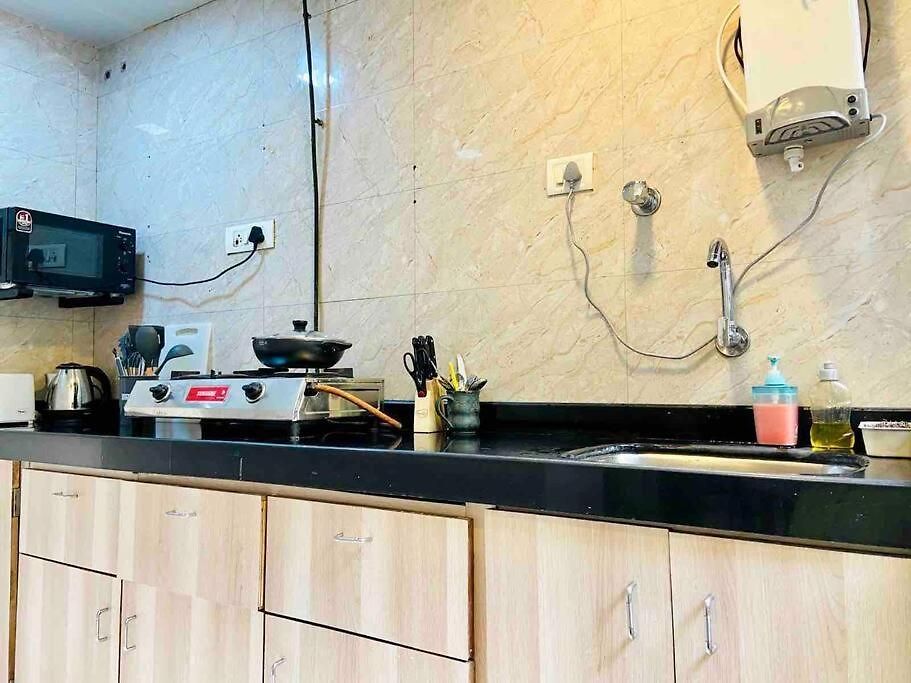 Apartment Mediterranean 2Bed Balcony Bandra Boojee Cafe By Connekthomes *