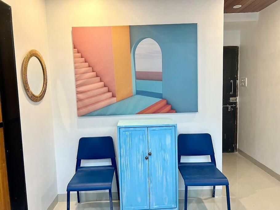 Apartment Mediterranean 2Bed Balcony Bandra Boojee Cafe By Connekthomes