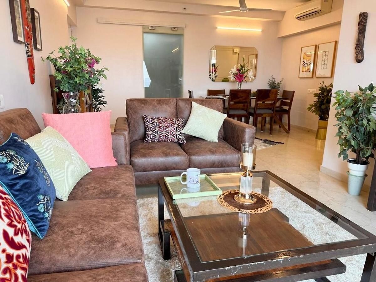 Connekthomes - 5 Star 3bed3bath Luxury Pool, Gym Near Airport Bkc Apartment Mumbai