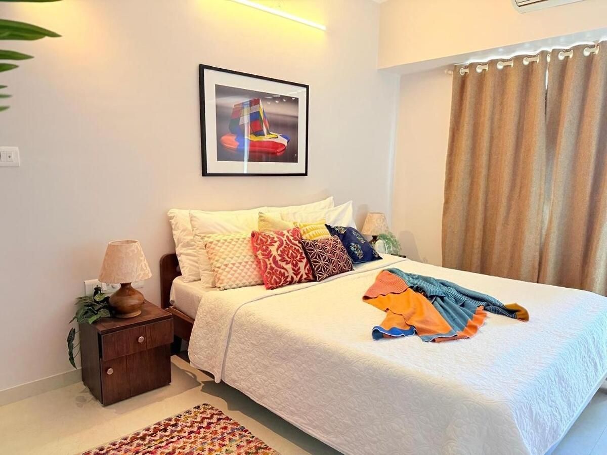 Apartment Connekthomes - 5 Star 3bed3bath Luxury Pool, Gym Near Airport Bkc Mumbai