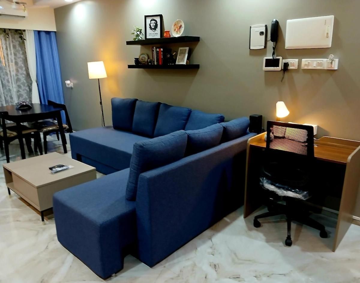 Lakefront Lounge-luxe 1bhk With 2queen Beds-2baths *