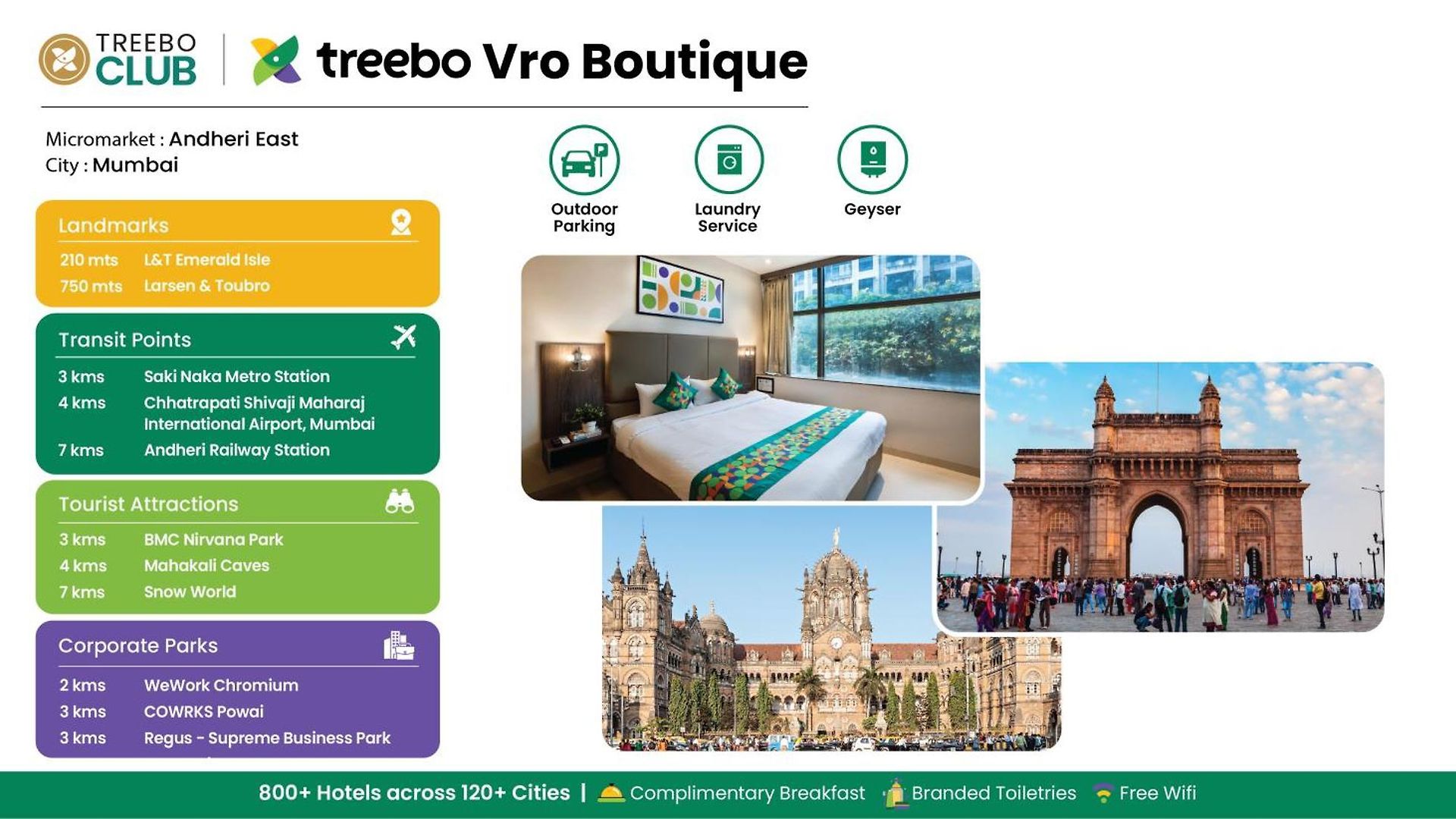 Treebo Vro Boutique, Andheri East 3*