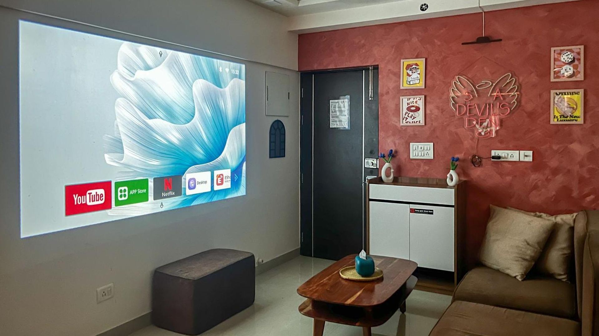 Apartment Arth House! Theatre & Board-game 2bhk In The Sky! *