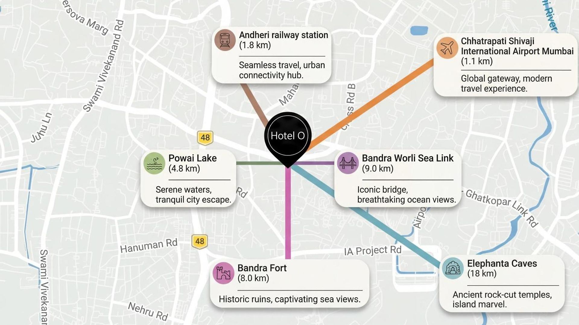 O Andheri Near Western Express Highway 3* Mumbai