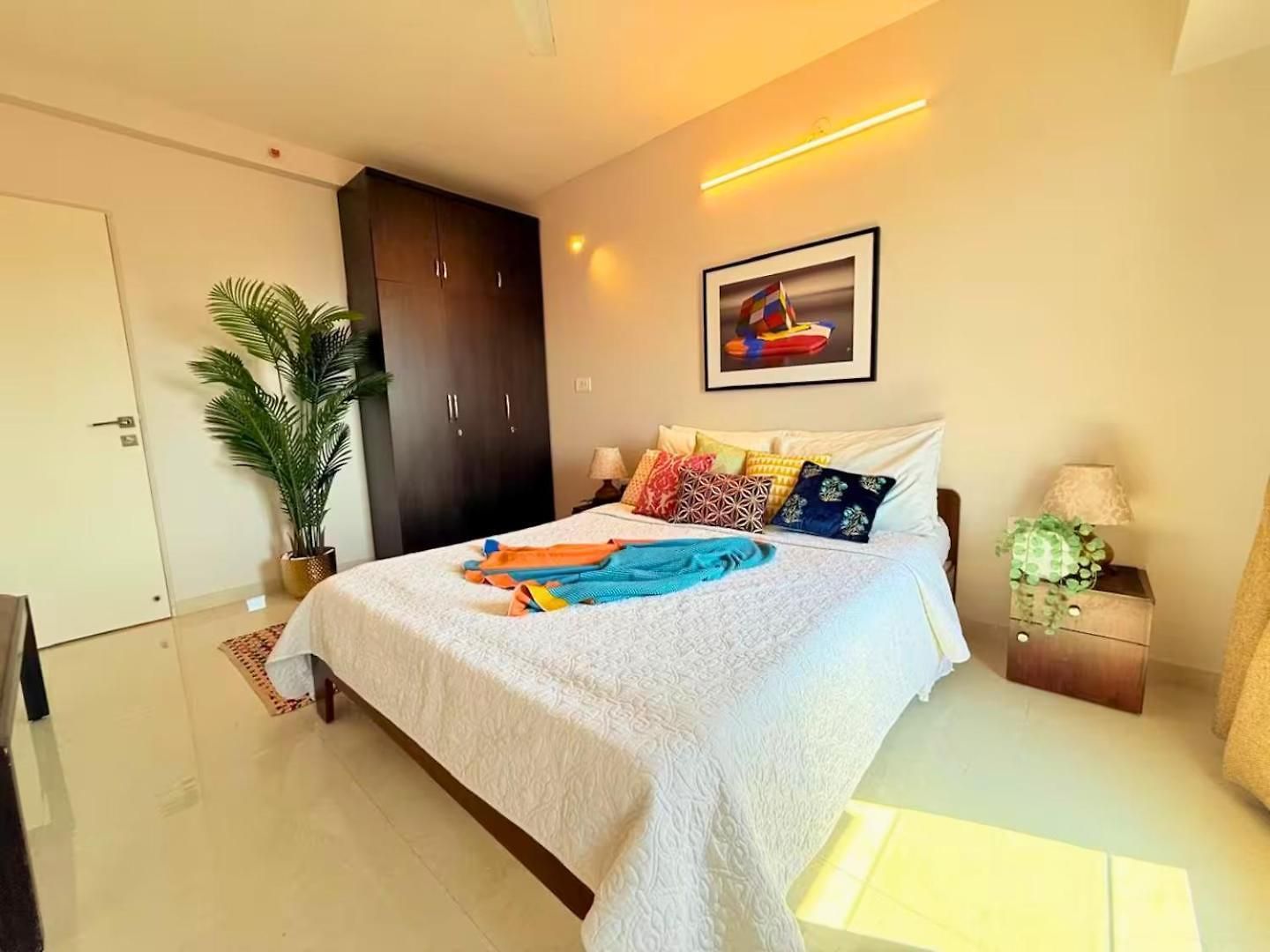 Apartment Connekthomes - 5 Star 3bed3bath Luxury Pool, Gym Near Airport Bkc