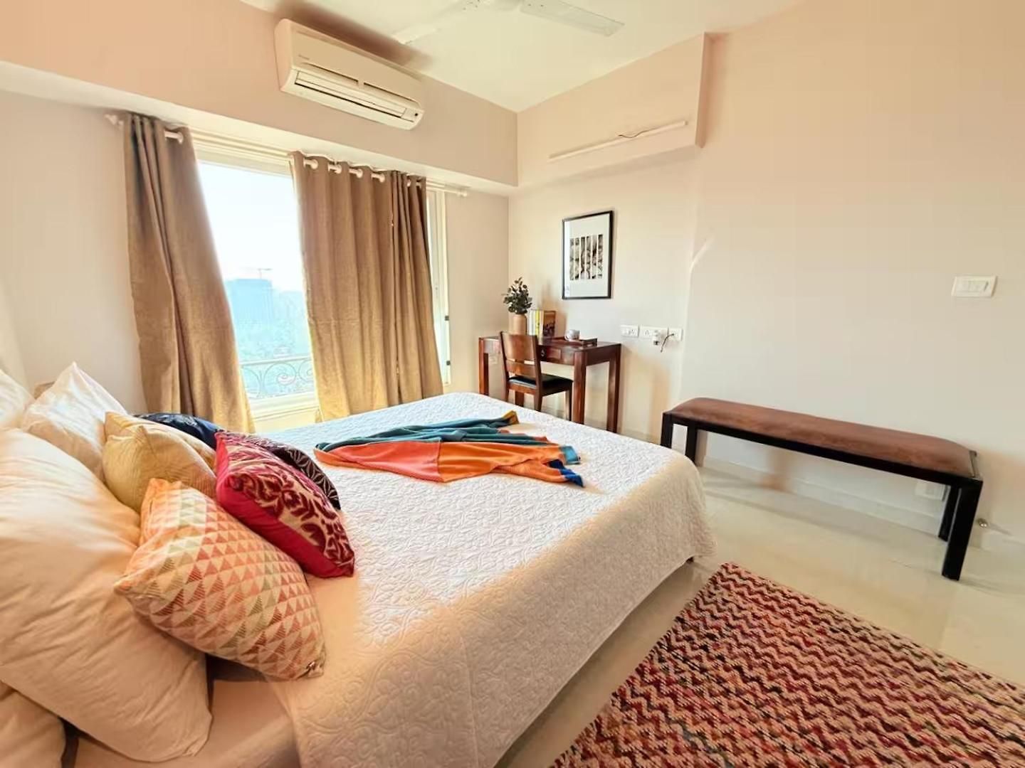 Connekthomes - 5 Star 3bed3bath Luxury Pool, Gym Near Airport Bkc Apartment Mumbai