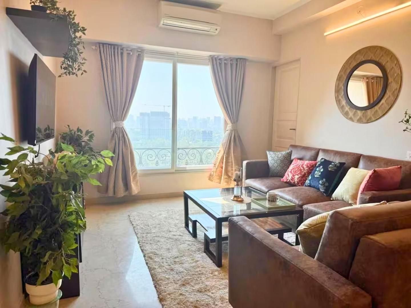 Apartment Connekthomes - 5 Star 3bed3bath Luxury Pool, Gym Near Airport Bkc Mumbai