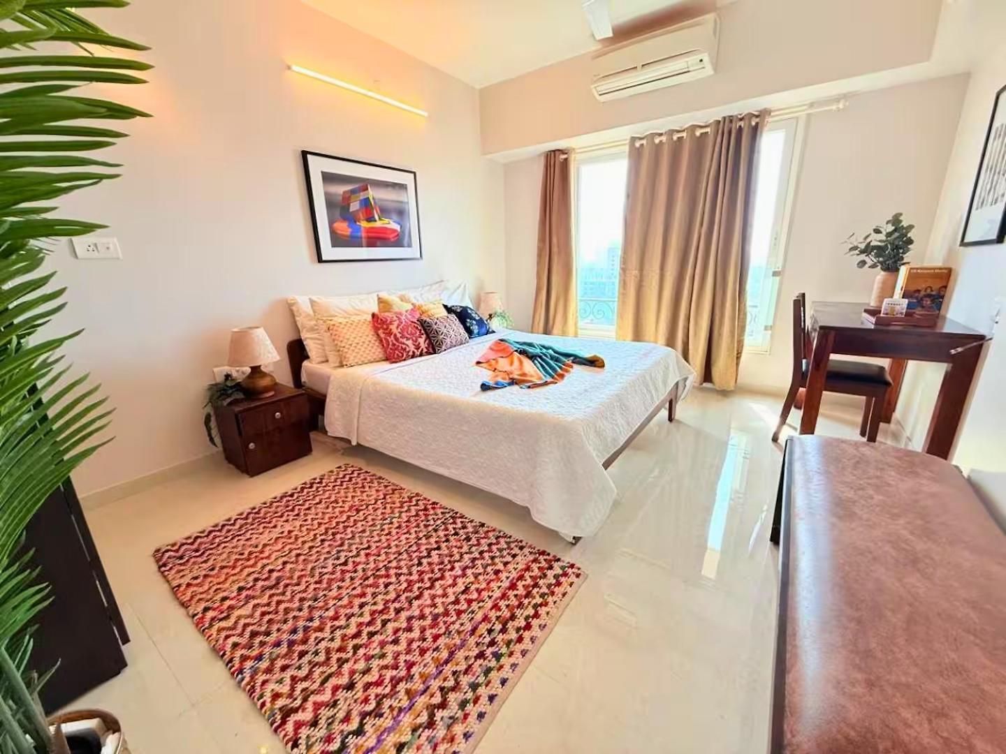Apartment Connekthomes - 5 Star 3bed3bath Luxury Pool, Gym Near Airport Bkc