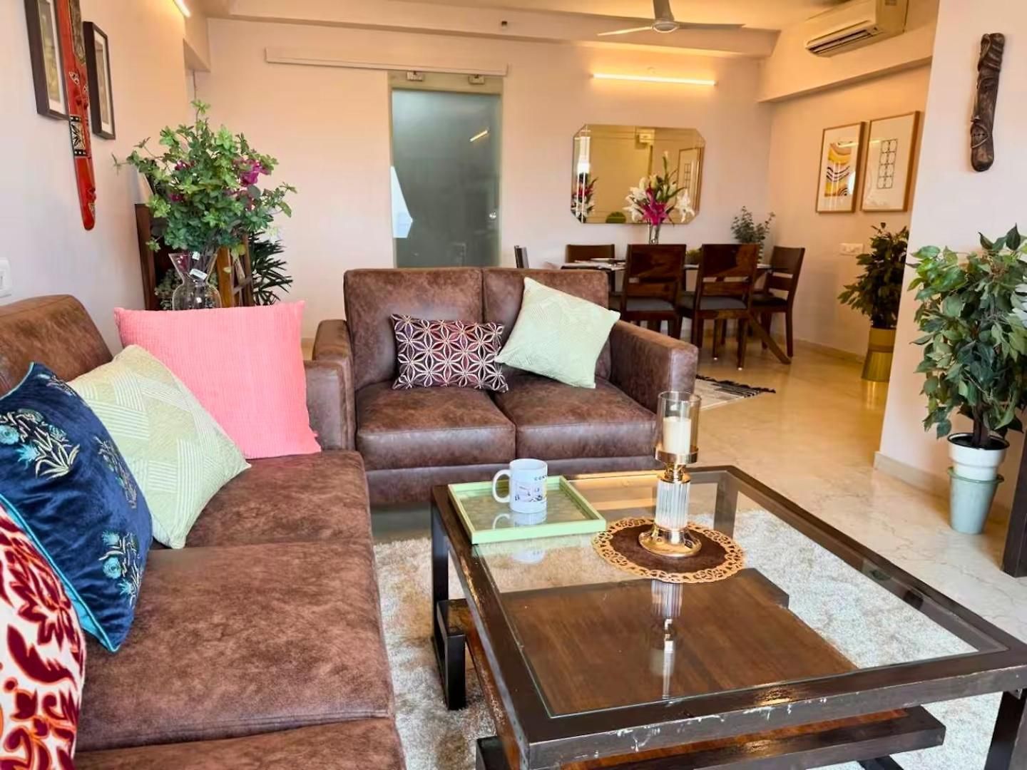 Connekthomes - 5 Star 3bed3bath Luxury Pool, Gym Near Airport Bkc * Mumbai