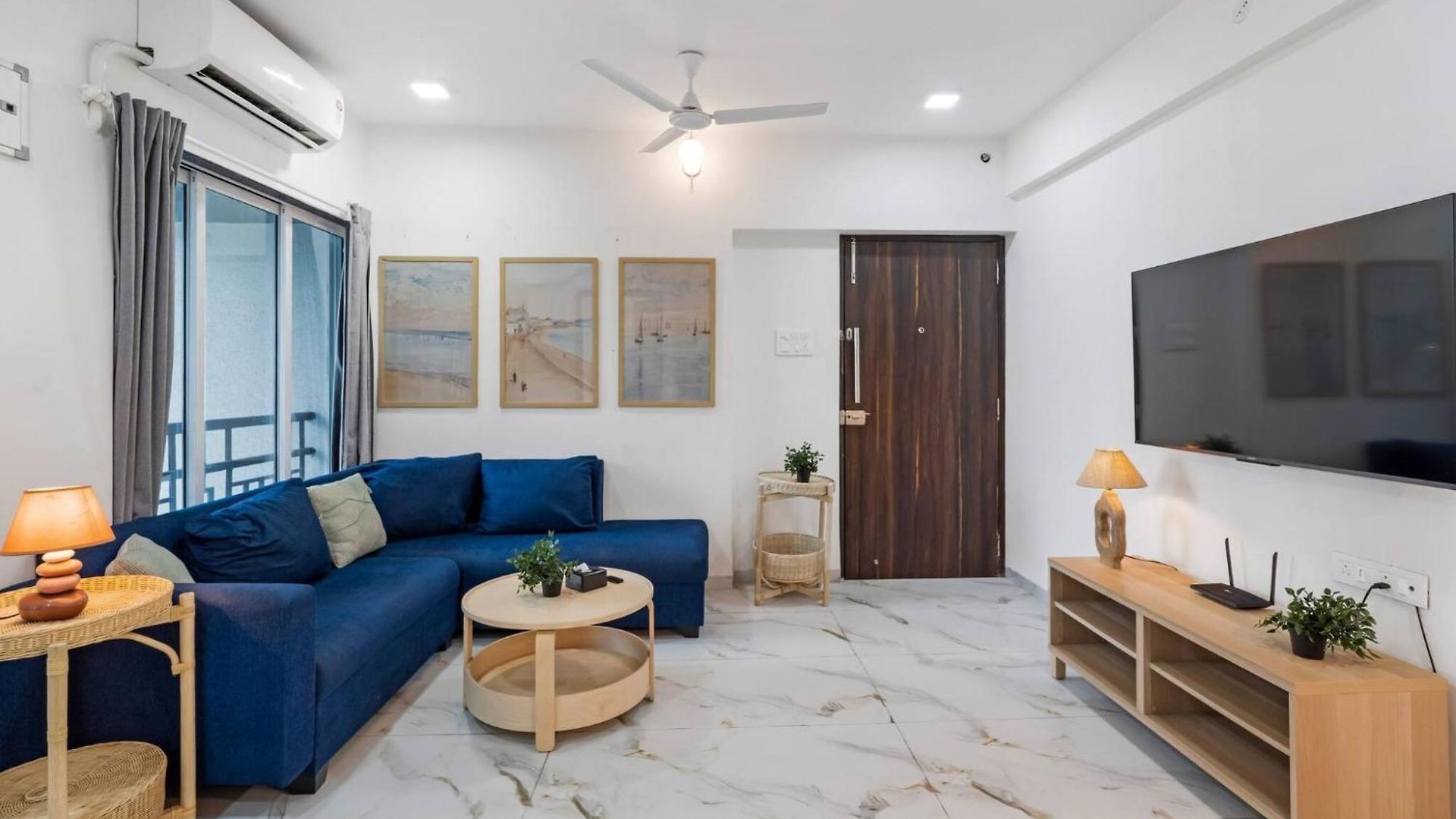Apartment Luna: Chic Secure 1 Bhk In The Heart Of Bandra W *