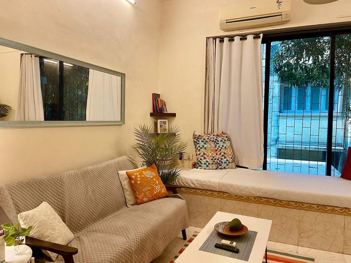 Spacious 1 Bed 2 Bath Bandra Balcony Wifi