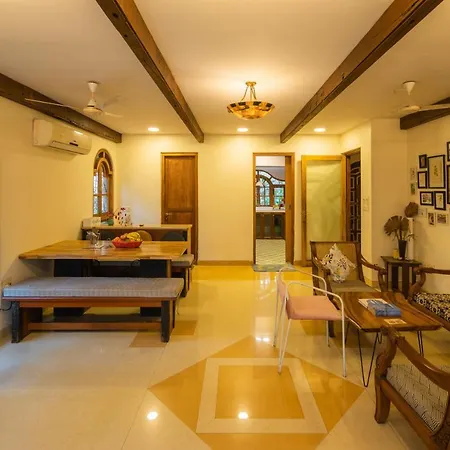 Saffronstays Birdsong - 3br Pet-friendly With Lawns, Treetop Terraces, Gazebo Dining & Tennis Court