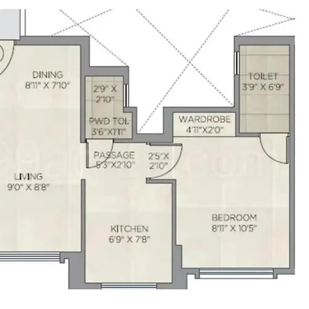 Apartment Regent Entire One Bedroom - Hiranandani Gardens, Powai *