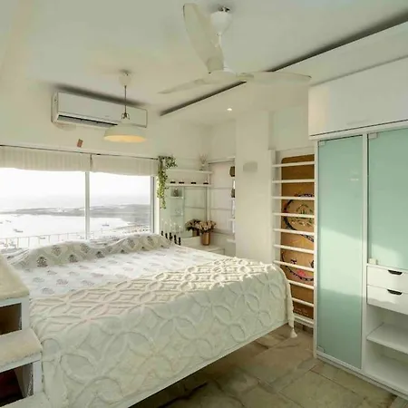 Top-floor Oceanfront Designer In Bandra Apartment Mumbai