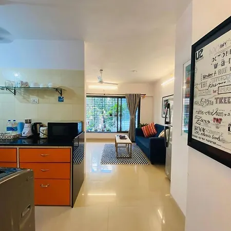 Nature Inspired Sun Drenched 1br In Bandra * Mumbai