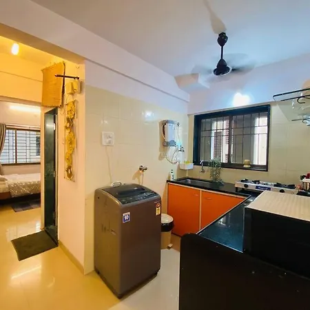 Nature Inspired Sun Drenched 1br In Bandra *