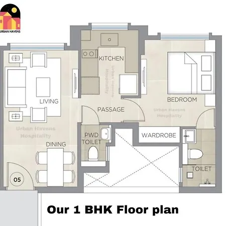 Apartment Nest 1 Bhk In Hiranandani Powai Mumbai