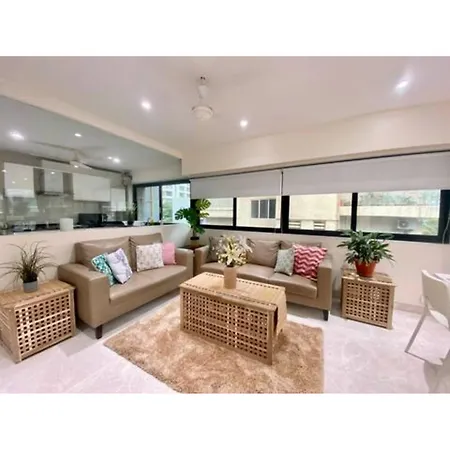 Apartment Connekthomes -Modern 3Bed3Bath In Prime Bandra Neighborhood