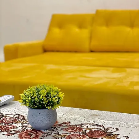 Chic 2 Bhk With Balcony & Bold Yellow Lounge Powai *