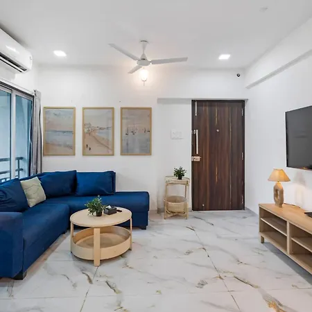 Apartment Luna: Chic Secure 1 Bhk In The Heart Of Bandra W *