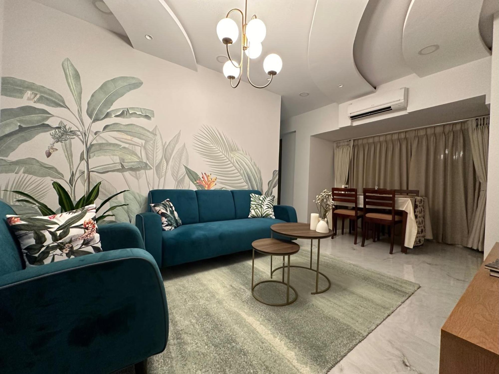 Luxury 2 Bhk Tropical With Workspace In Khar West