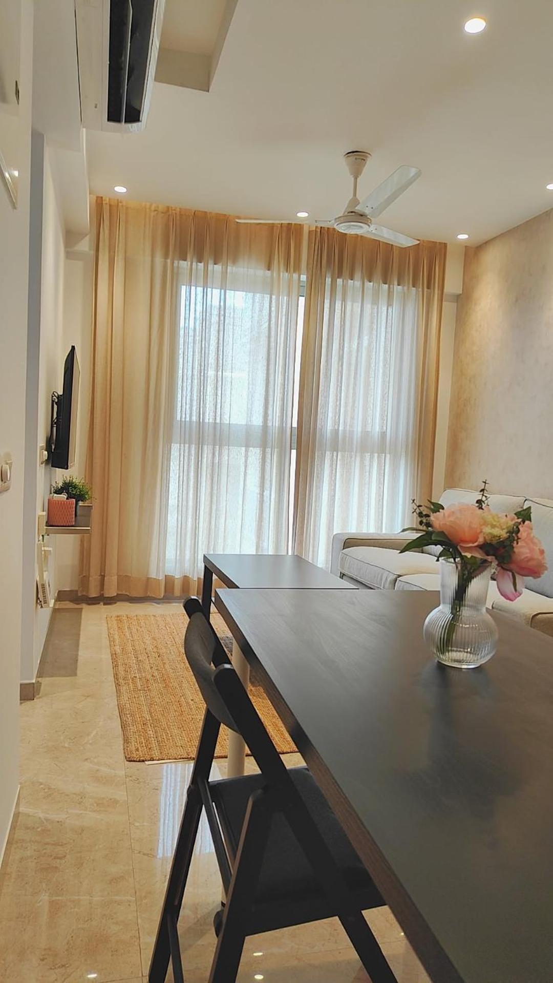 Apartment Trendy1br+smart Kitchen +living Room+1.5 Toilets *