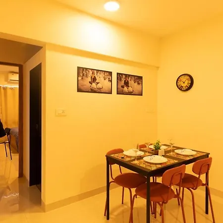Apartment Serene, Chic & Sunlit 2bhk Near Airport & Bkc