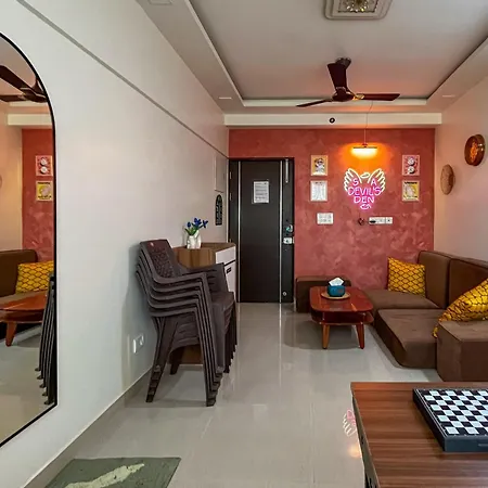 Arth House! Theatre & Board-game 2bhk In The Sky! Apartment *